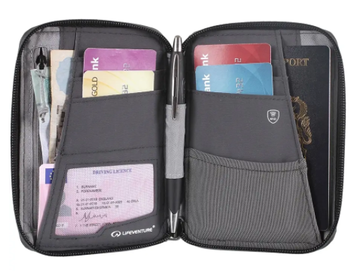 Кошелек Lifeventure Recycled RFID Mini Travel Wallet