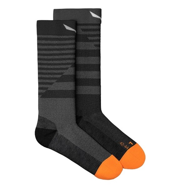 Термошкарпетки Salewa Fanes Hybrid Stripes Merino Crew Socks Men