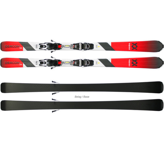 Прокатные лыжи Volkl Deacon 7.4 с креплениями Marker FDT TP 10 19/20