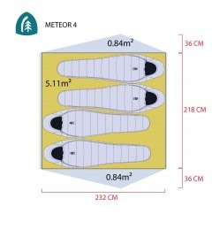 Намет Sierra Designs Meteor 4