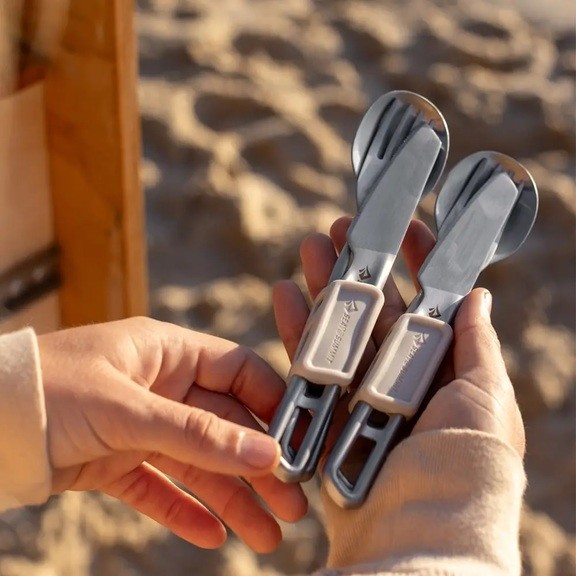 Набор столовых приборов (нож, вилка, ложка) Sea to Summit Detour Stainless Steel Cutlery Set