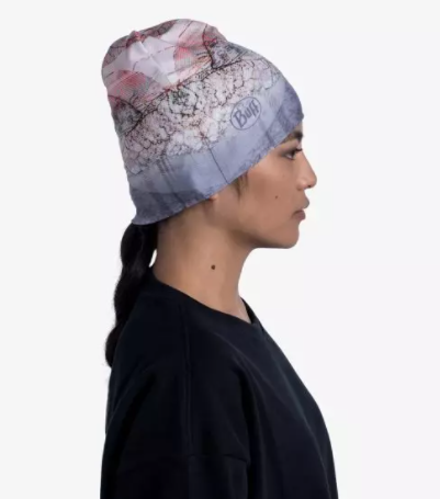 Шапка Buff MICROFIBER REVERSIBLE HAT pearly blossom