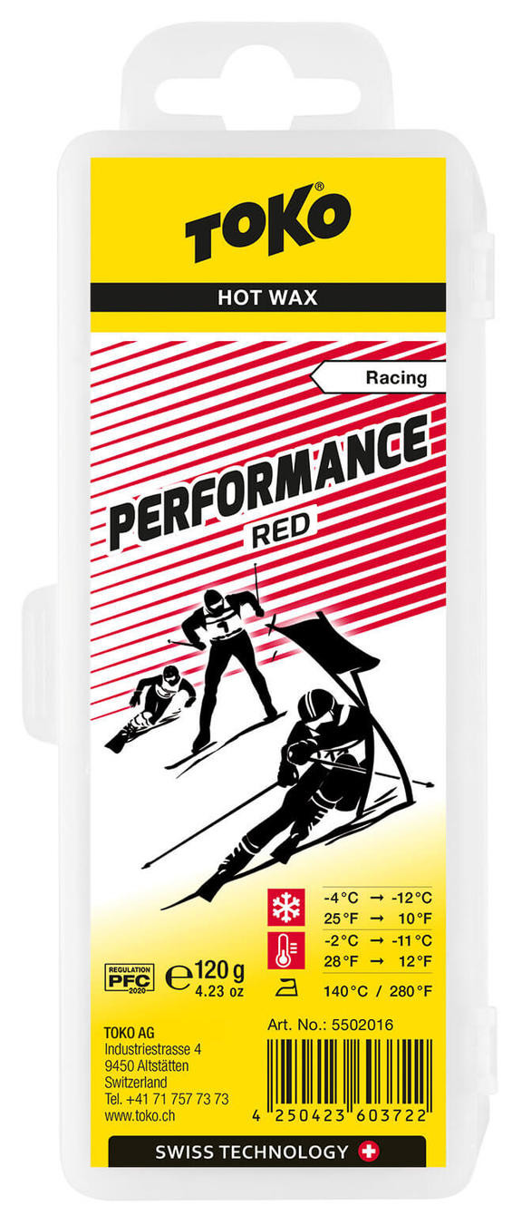 Воск Toko Performance Hot Wax Red 120 g