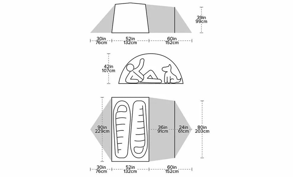 Палатка Big Agnes Blacktail 2 Hotel