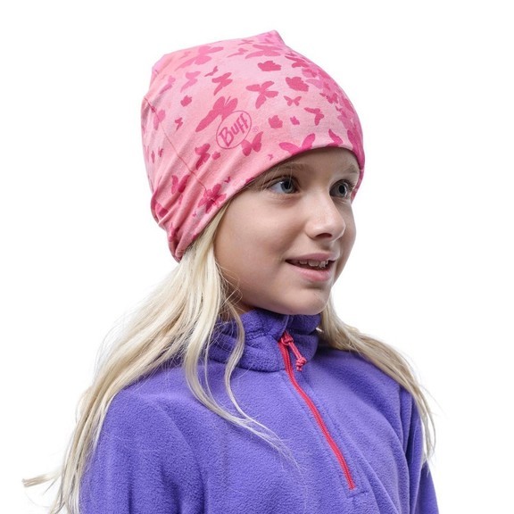 Шапка Buff Kids Microfiber & Polar hat butterfly pink
